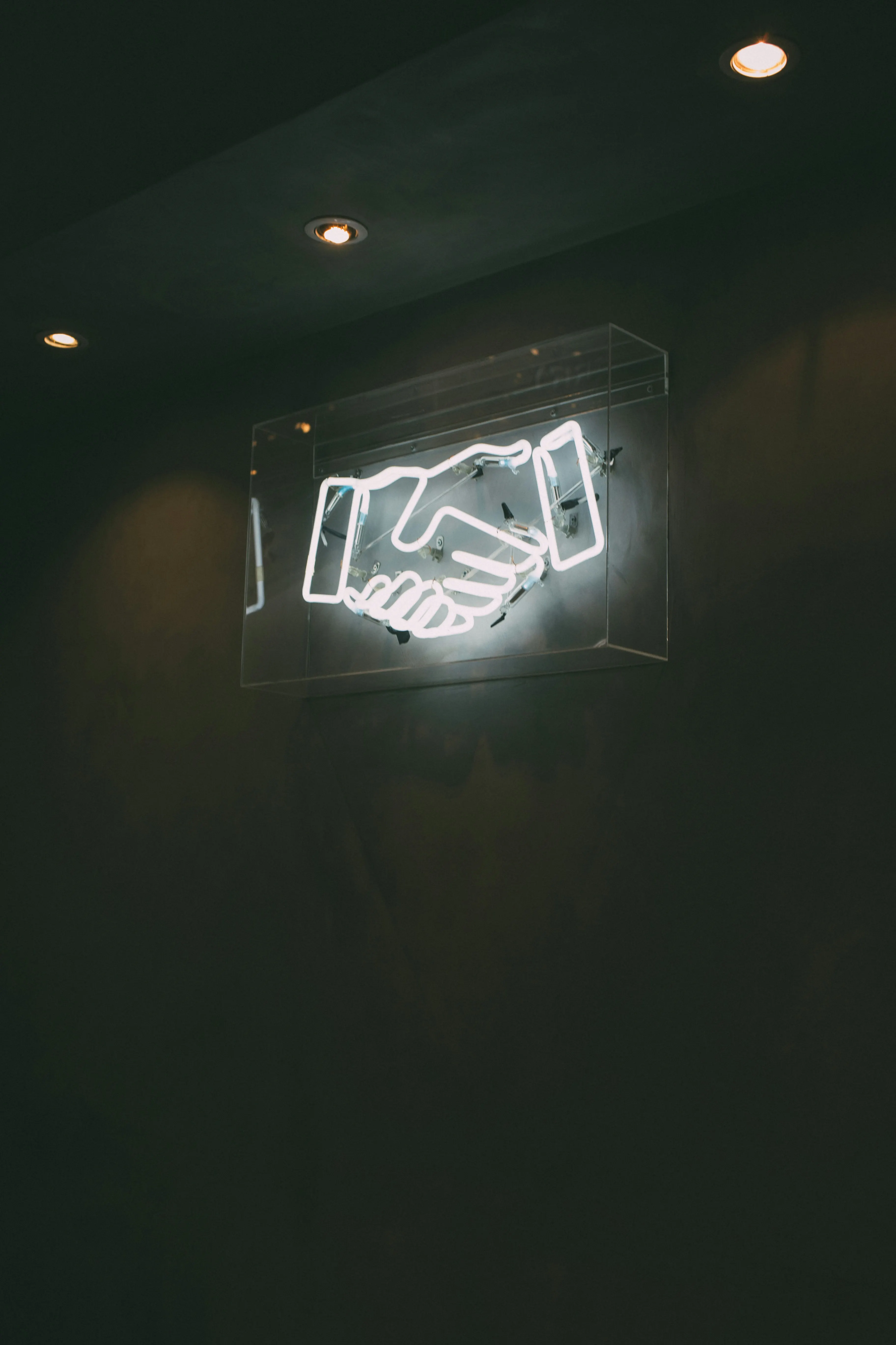Two people shaking hands